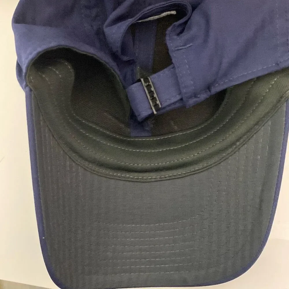 Nike‎ Legacy91 Dri-FIT Hat Navy Blue Adjustable Golf Performance Cap Swoosh